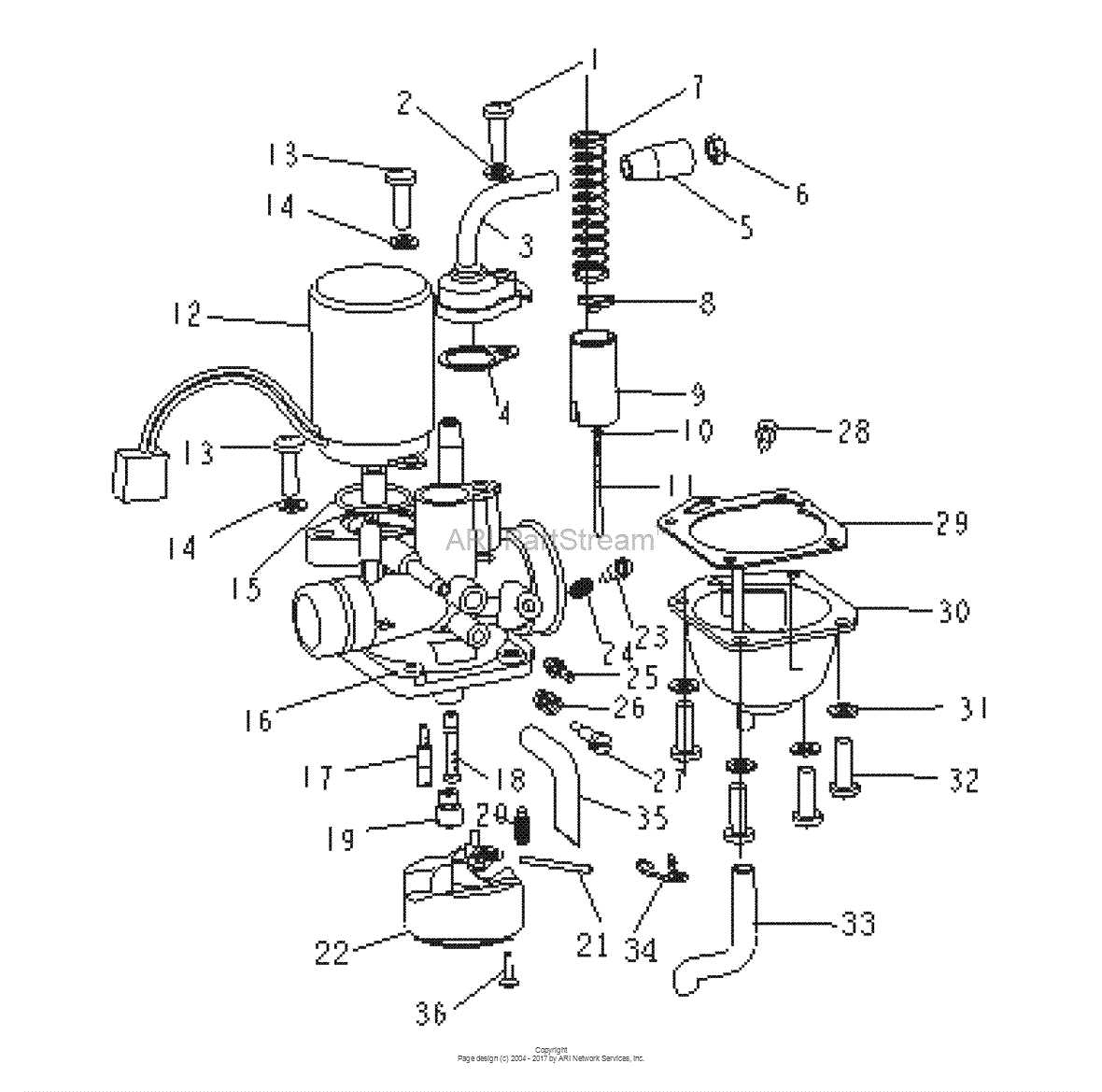 125cc chinese atv parts diagram