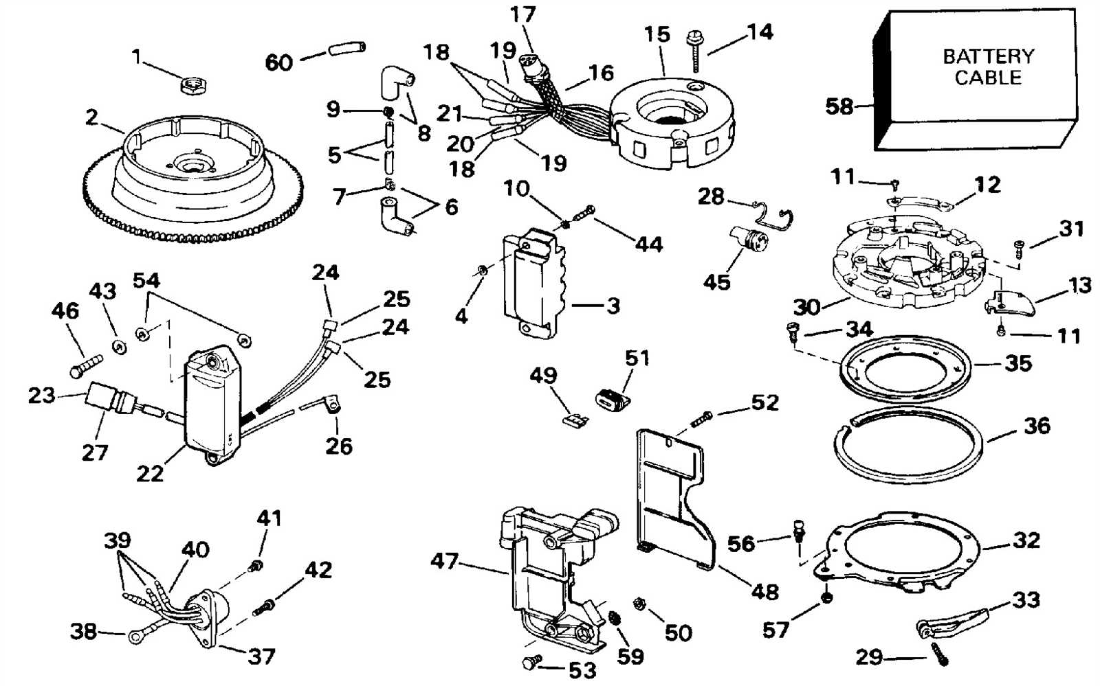 15 hp johnson outboard parts diagram