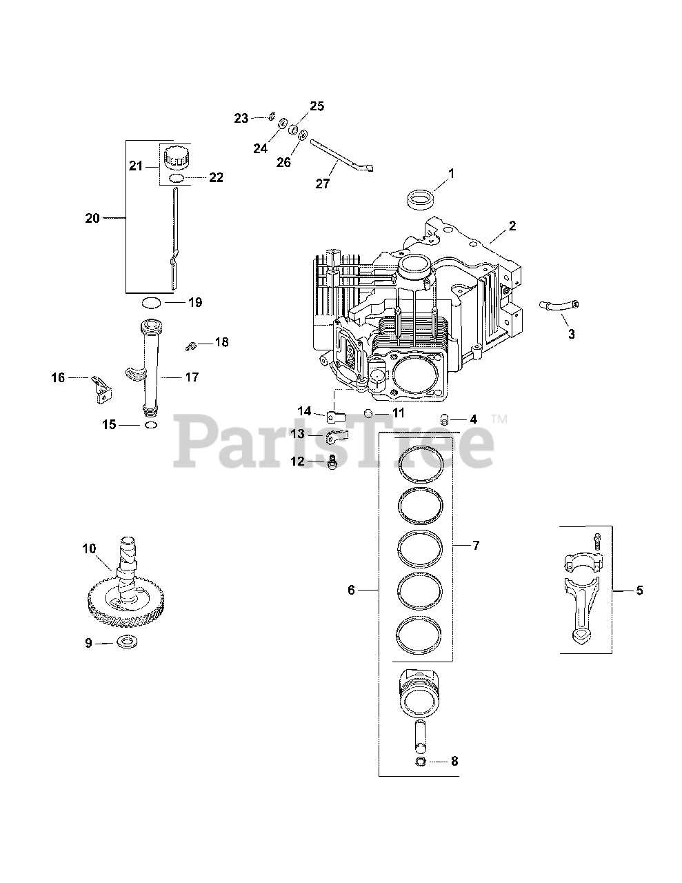 20 hp kohler engine parts diagram