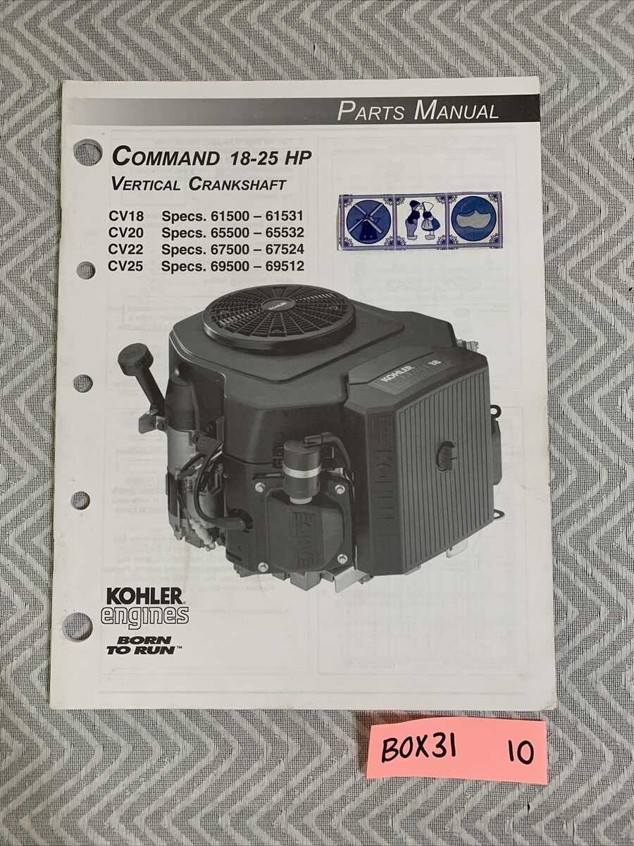 20 hp kohler engine parts diagram