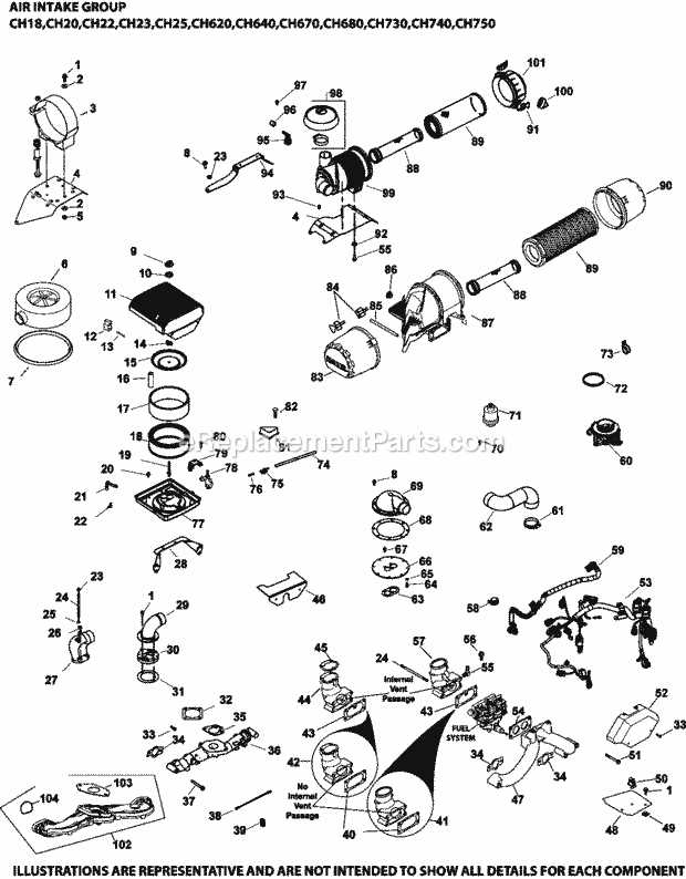 20 hp kohler engine parts diagram