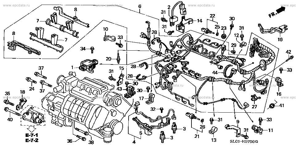 2007 honda odyssey engine parts diagram