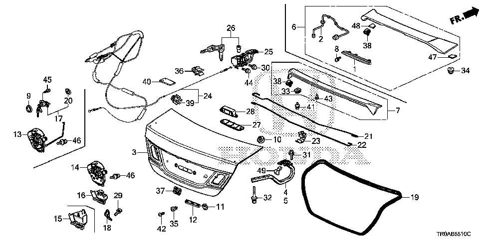 2008 honda civic parts diagram