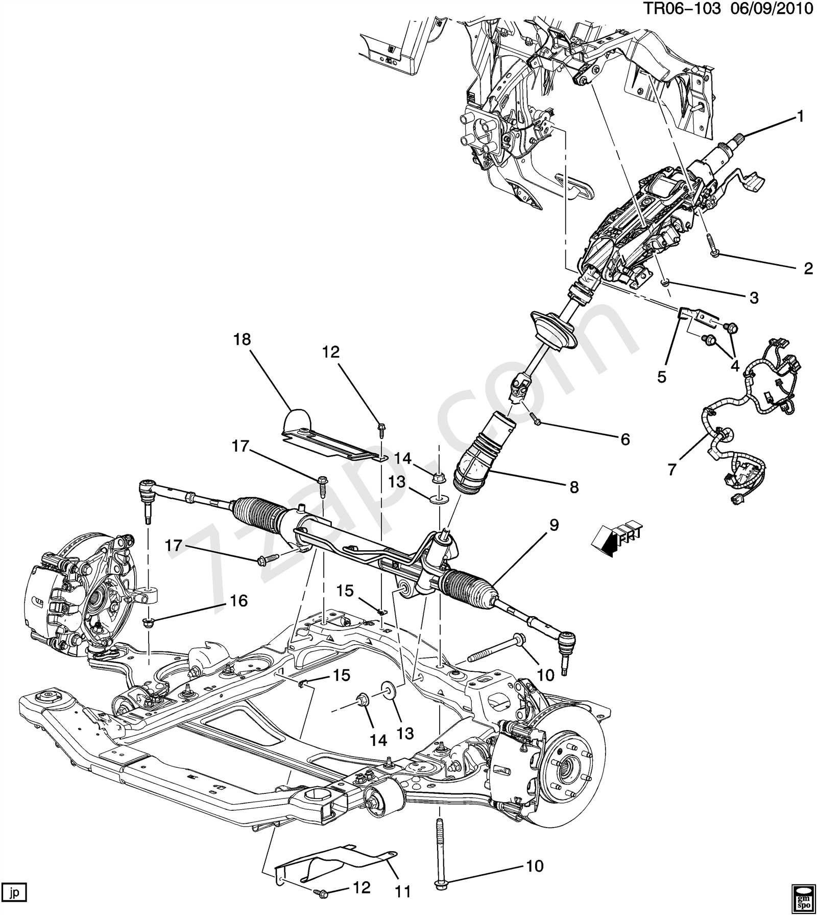 2011 chevy traverse parts diagram