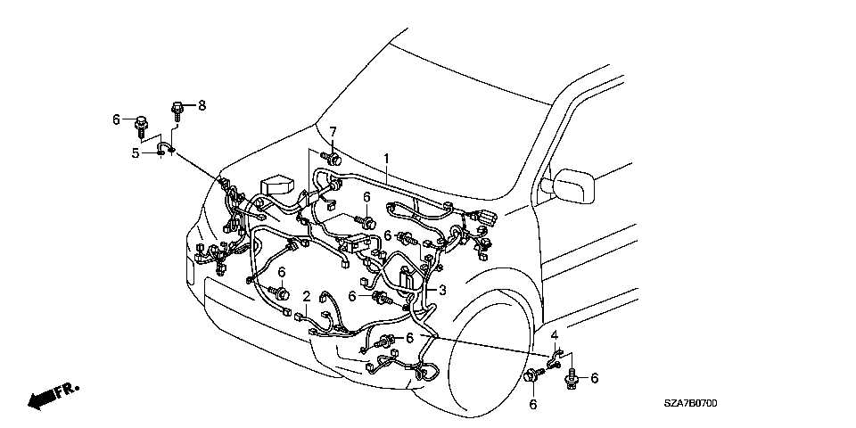 2012 honda pilot parts diagram