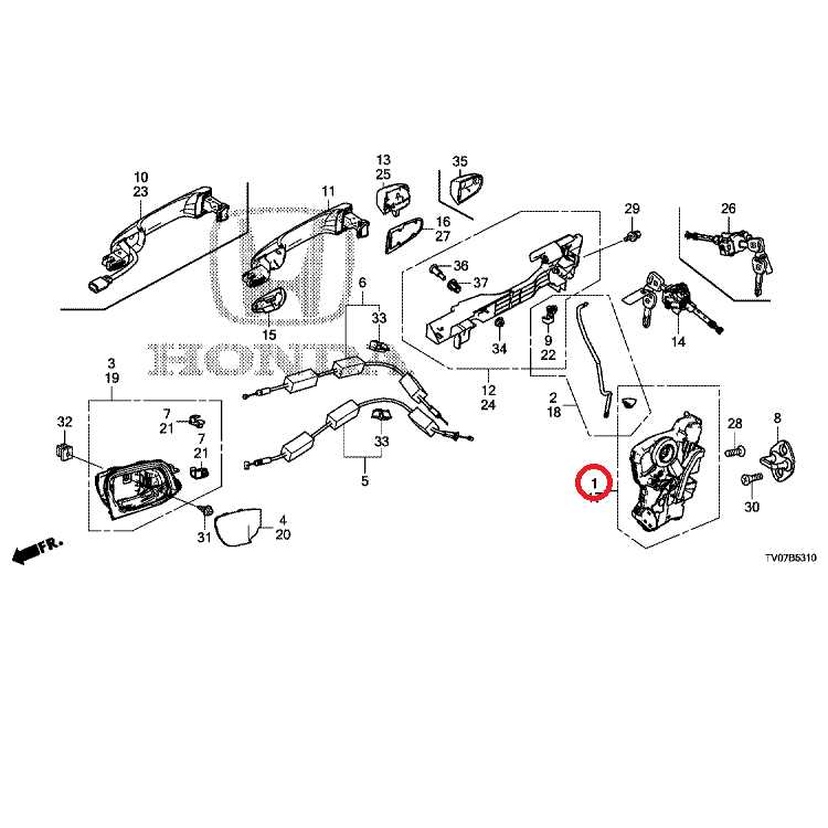 2012 honda pilot parts diagram