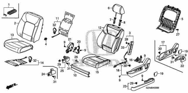 2012 honda pilot parts diagram