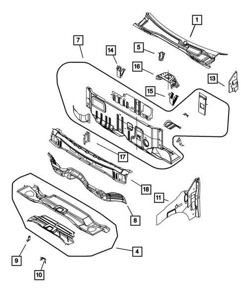 2014 chrysler town and country parts diagram