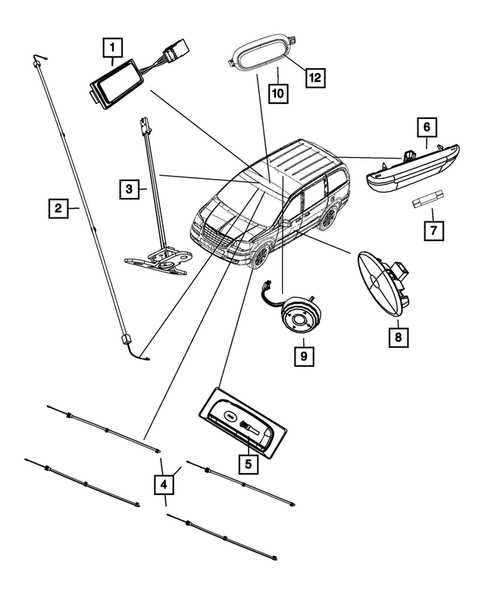 2014 chrysler town and country parts diagram