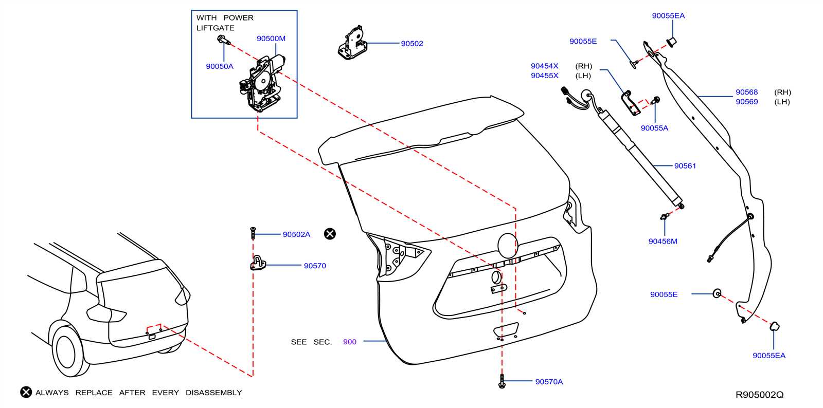 2015 nissan rogue parts diagram