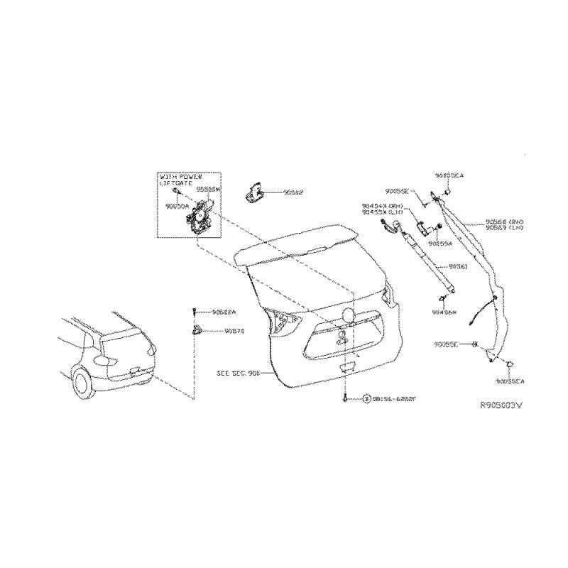 2017 nissan rogue parts diagram