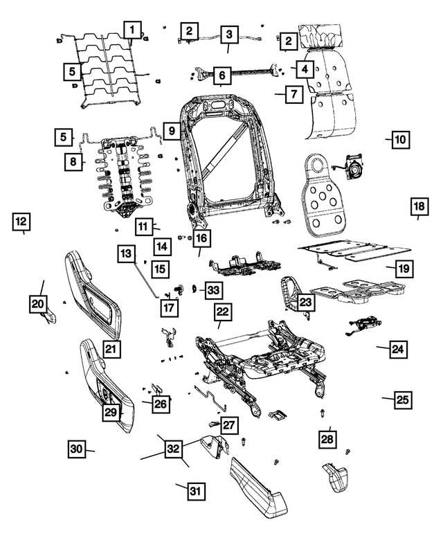 2019 ram 1500 parts diagram