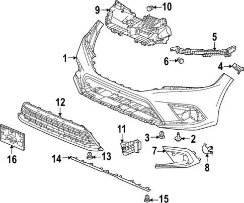 2020 honda civic parts diagram