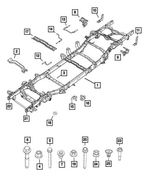 2021 ram 1500 parts diagram