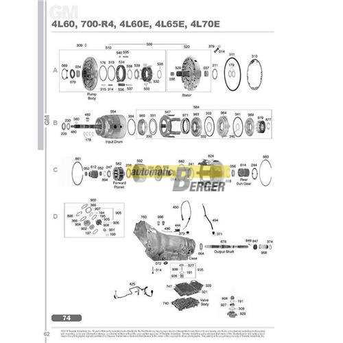 4L60E Transmission Parts Diagram and Assembly Guide