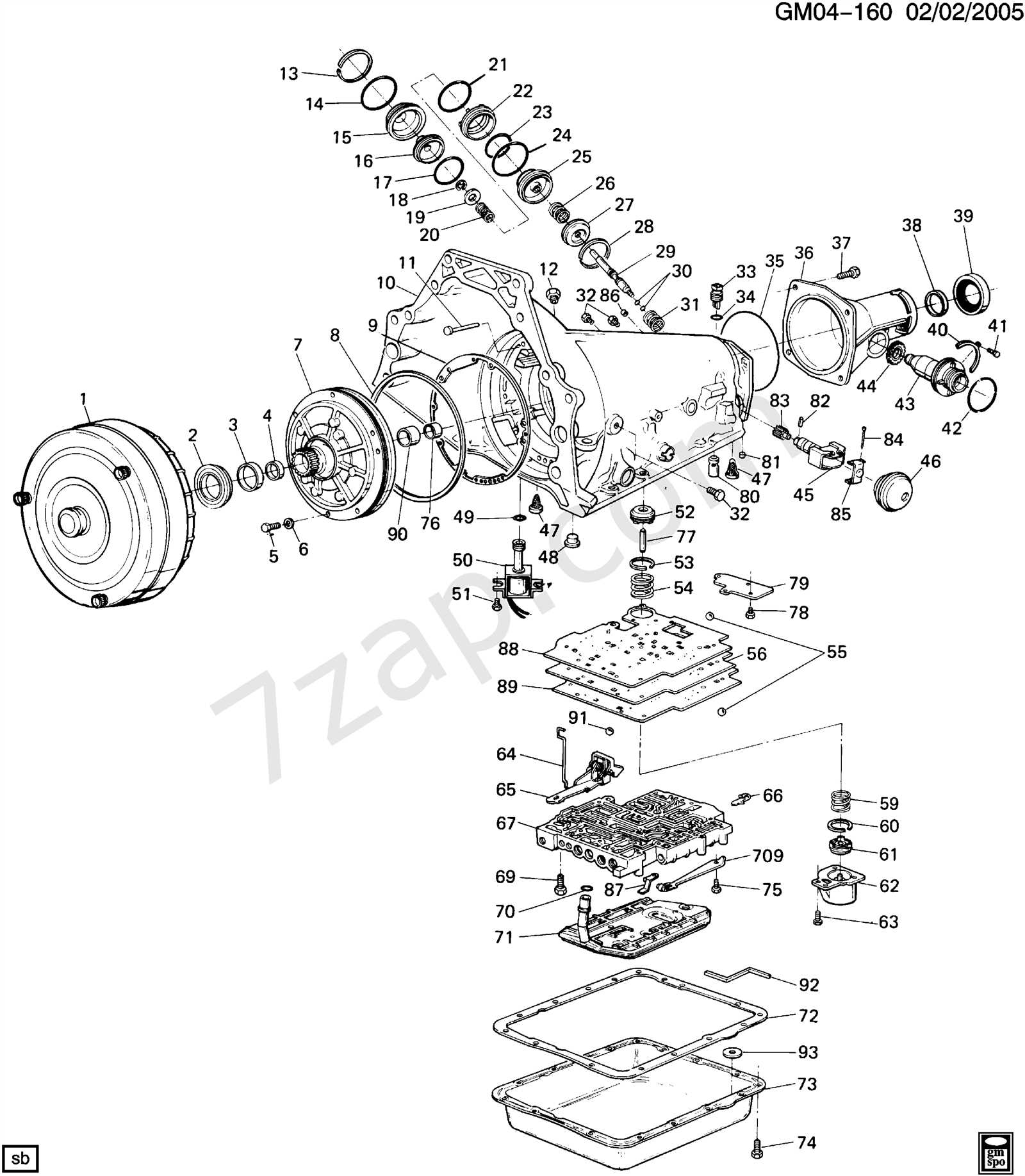 4l80e parts diagram