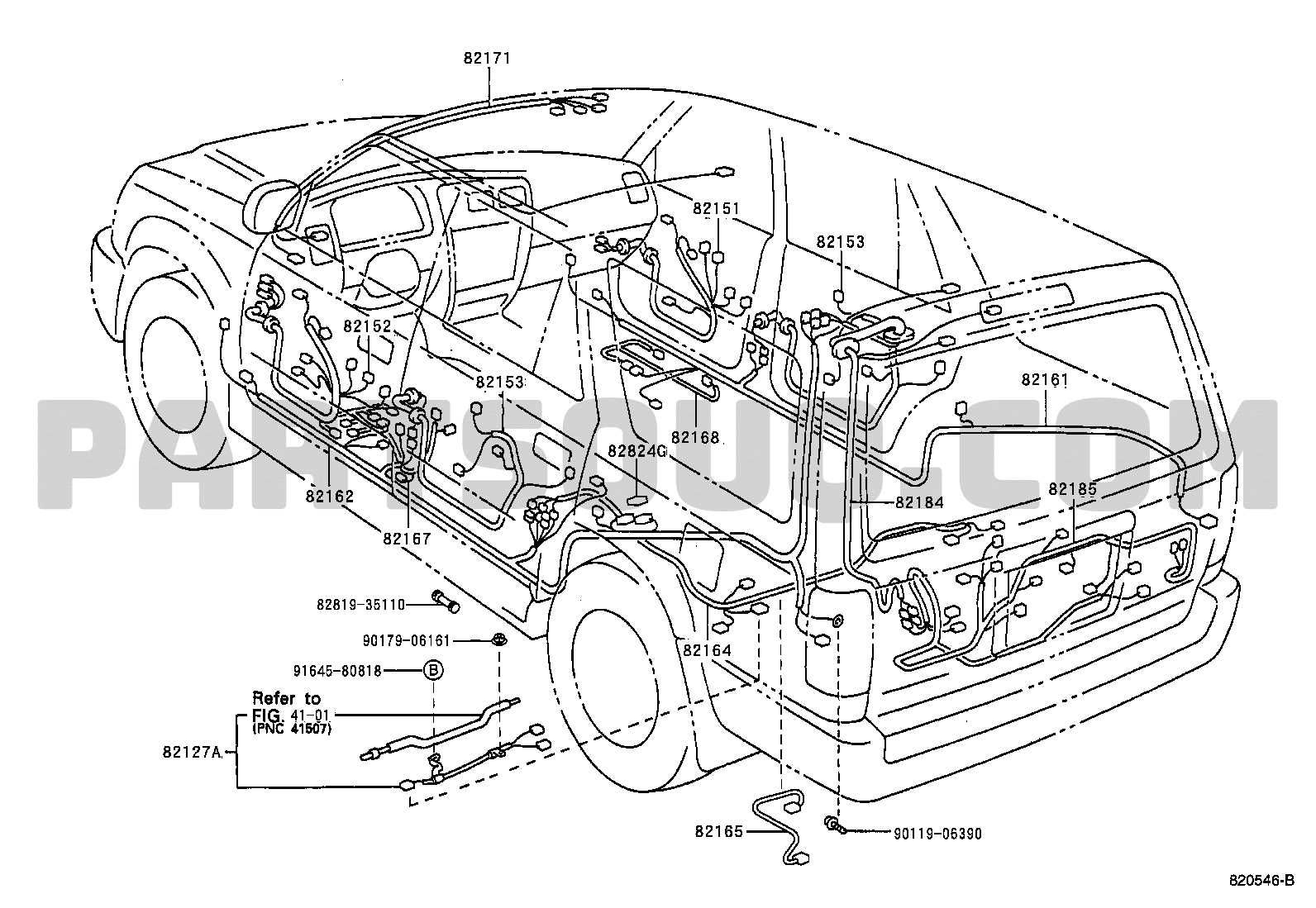 4runner parts diagram