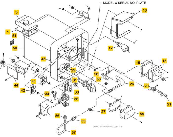 6 gallon suburban rv water heater parts diagram