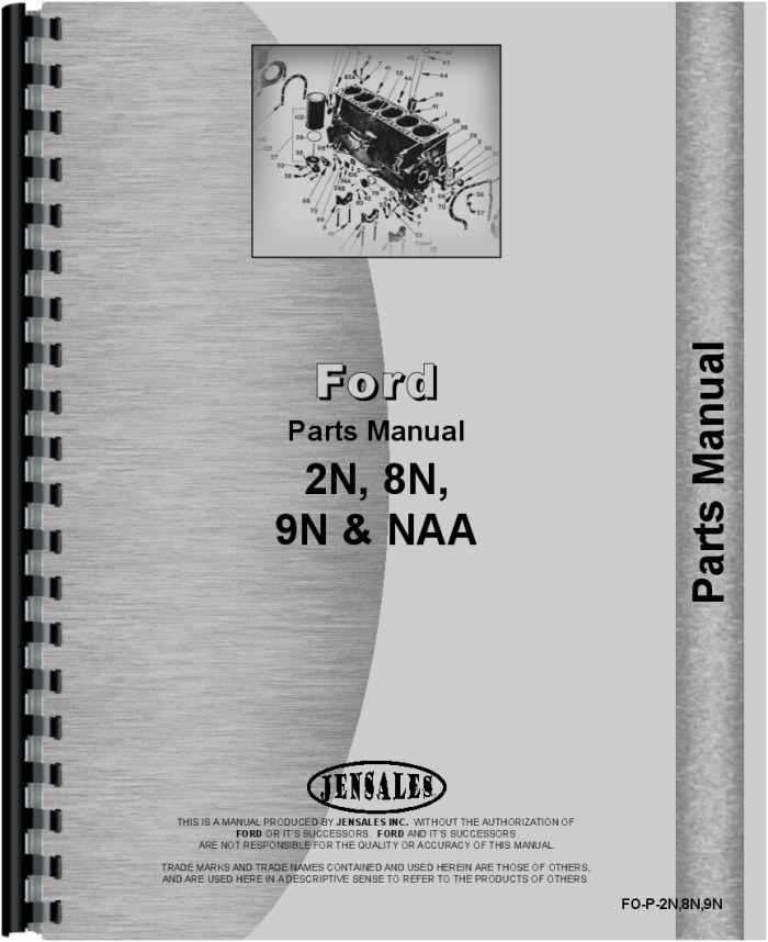 8n ford tractor parts diagram