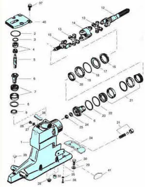 alpha one outdrive parts diagram