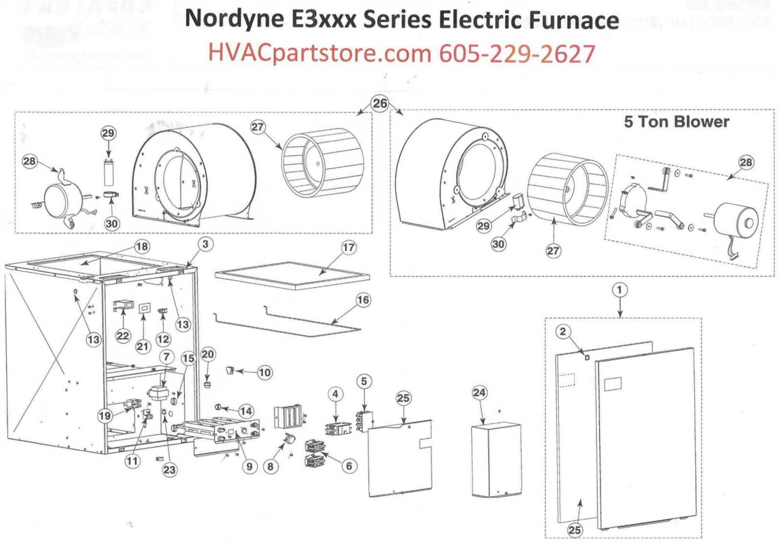 amana furnace parts diagram