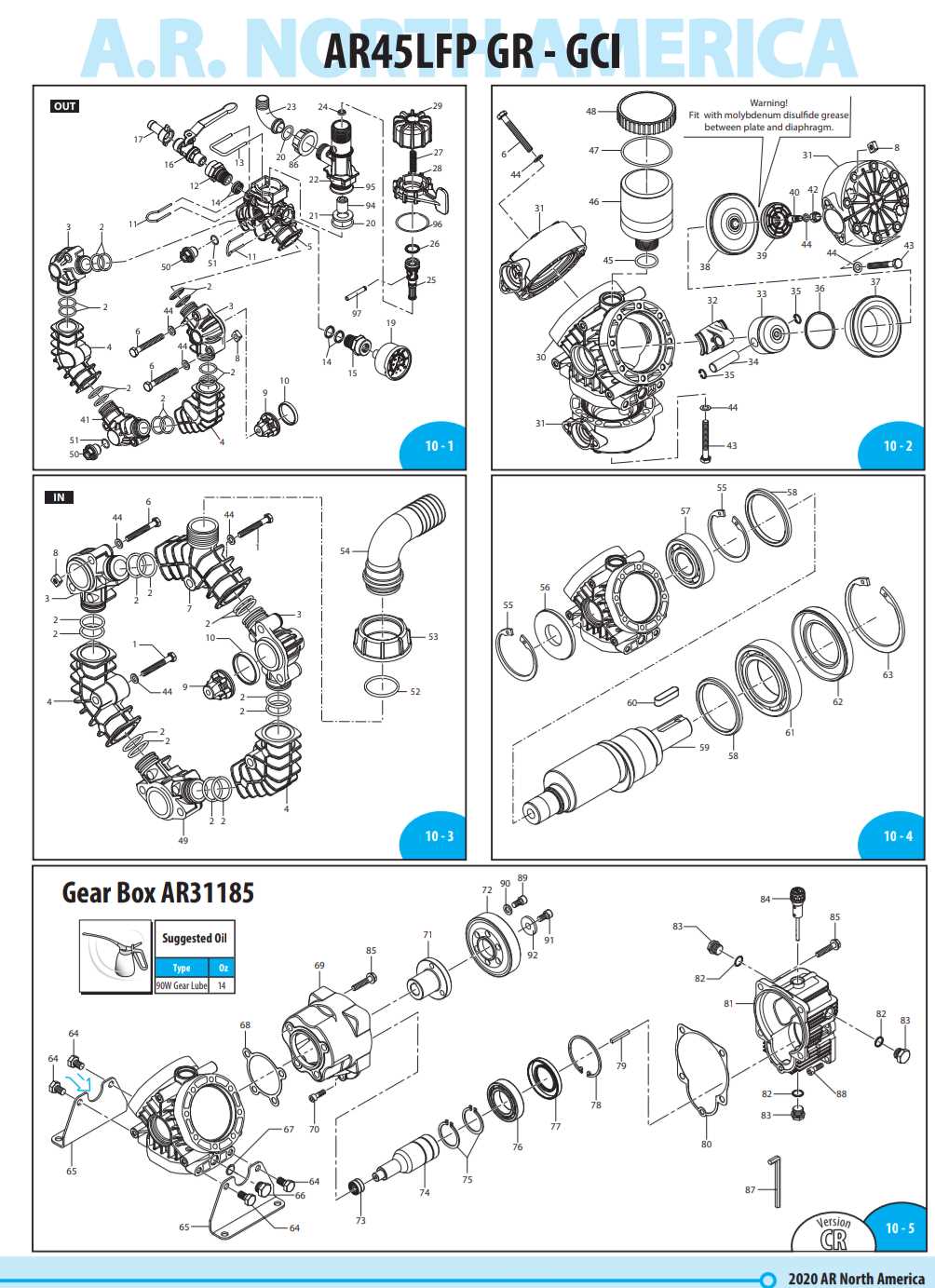 annovi reverberi pump parts diagram