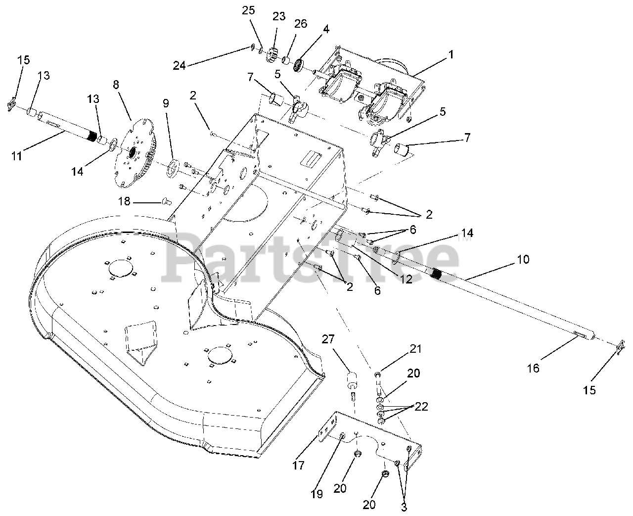 ariens 42 inch riding mower parts diagram