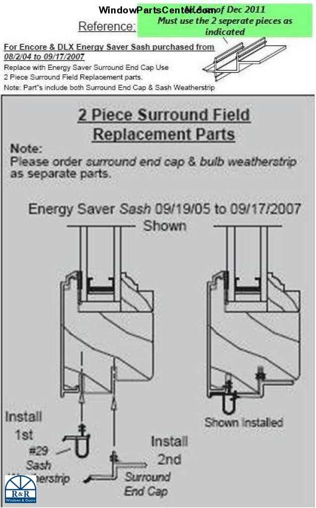 awning window parts diagram