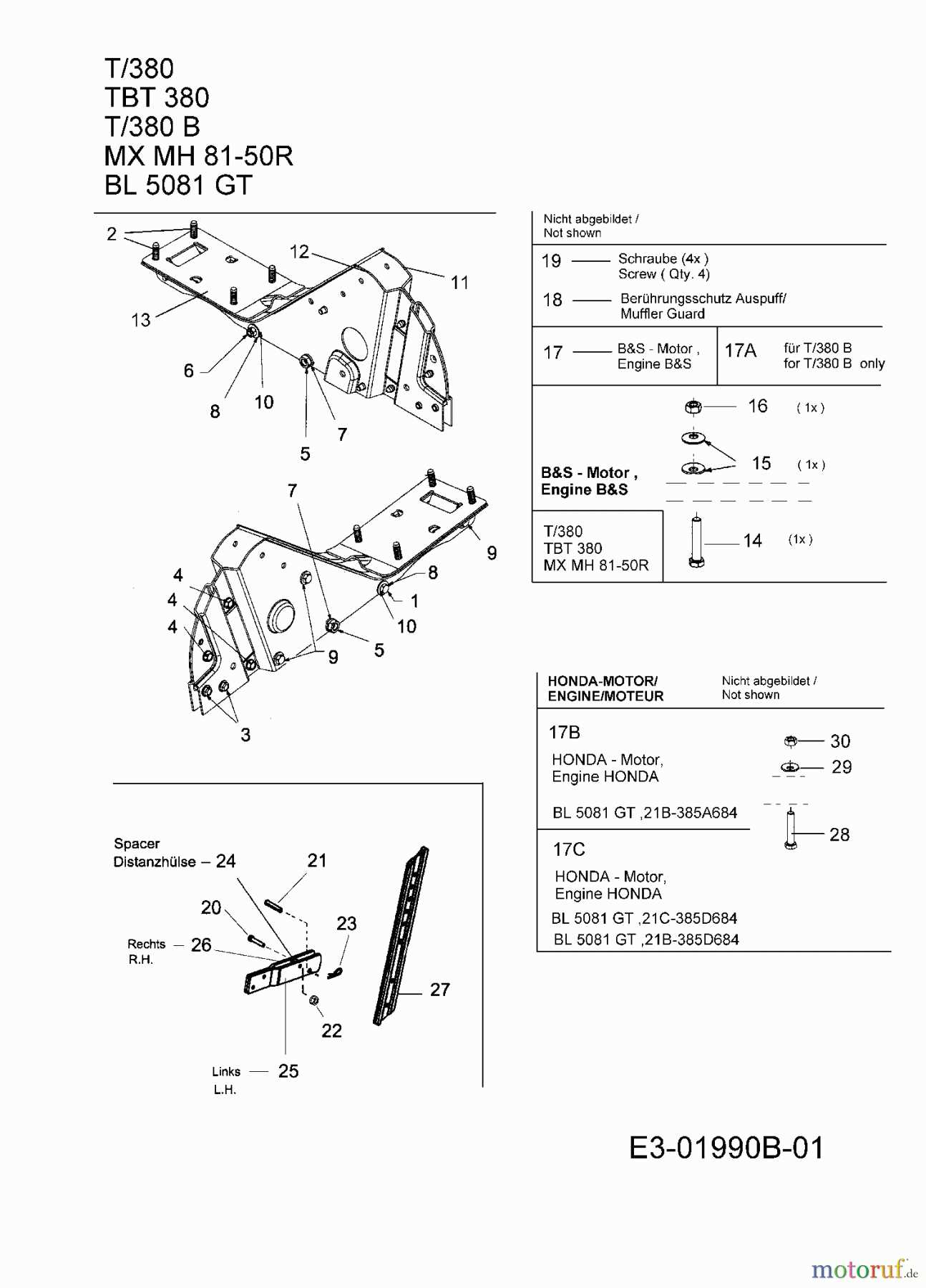 bolens tiller parts diagram