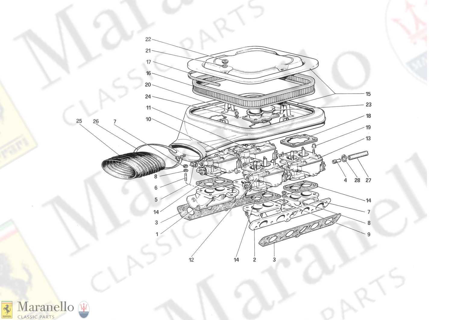 carburetor parts diagram