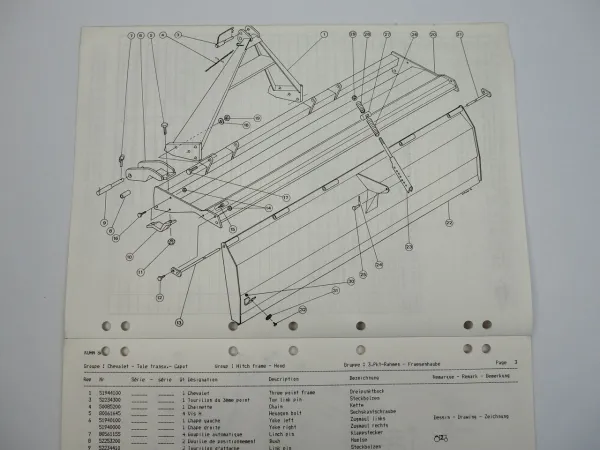 caroni tiller parts diagram