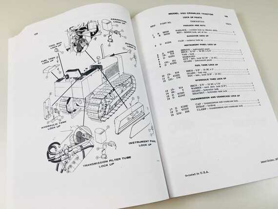 case 450 dozer parts diagram