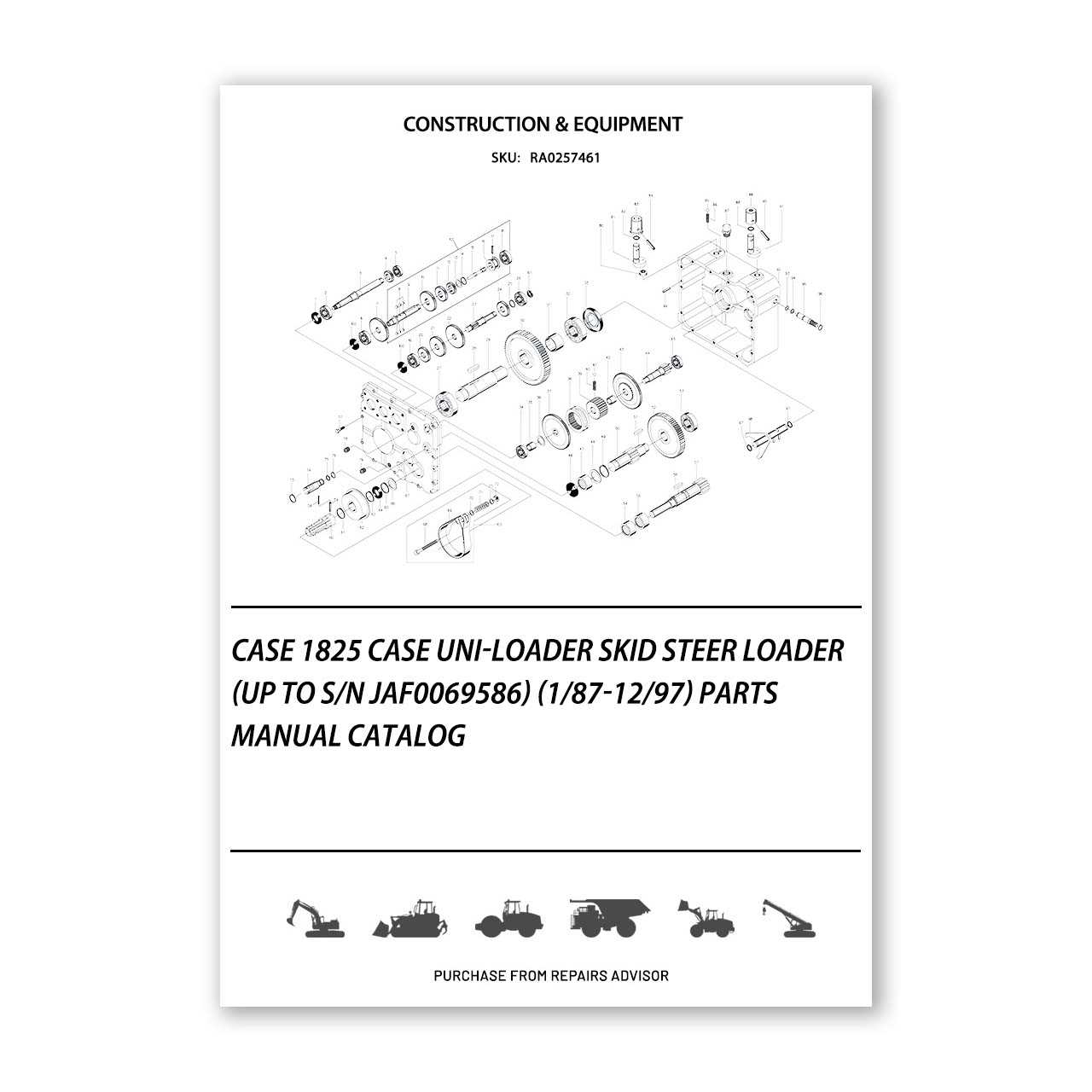 case skid steer parts diagram