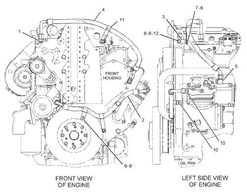 caterpillar c7 engine parts diagram