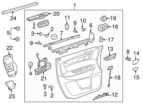 chevy traverse parts diagram