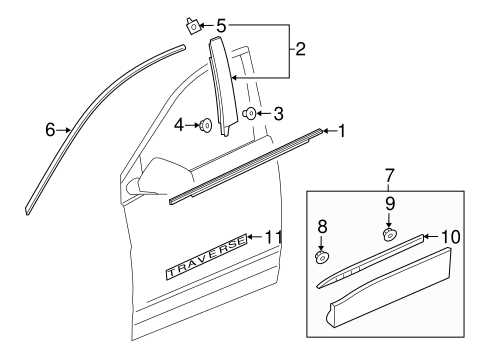 chevy traverse parts diagram