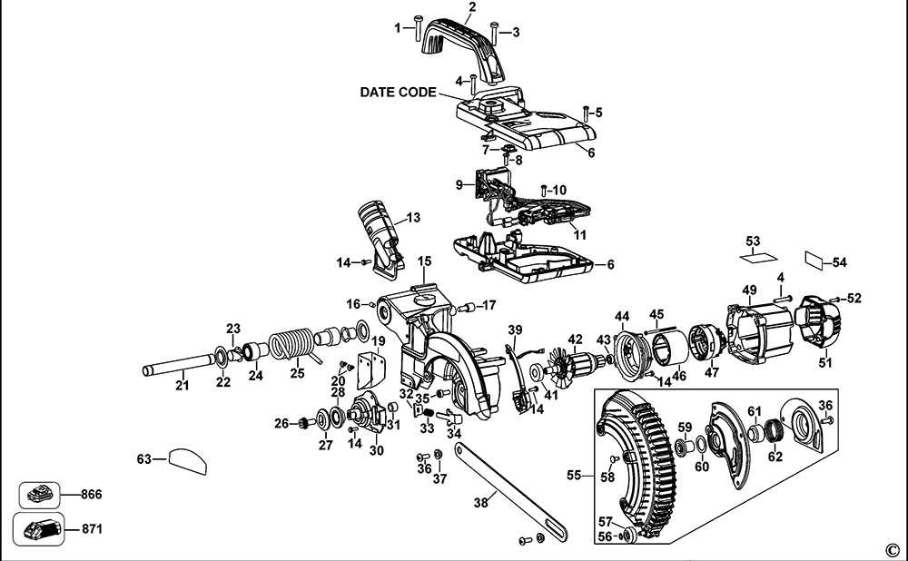 chop saw parts diagram