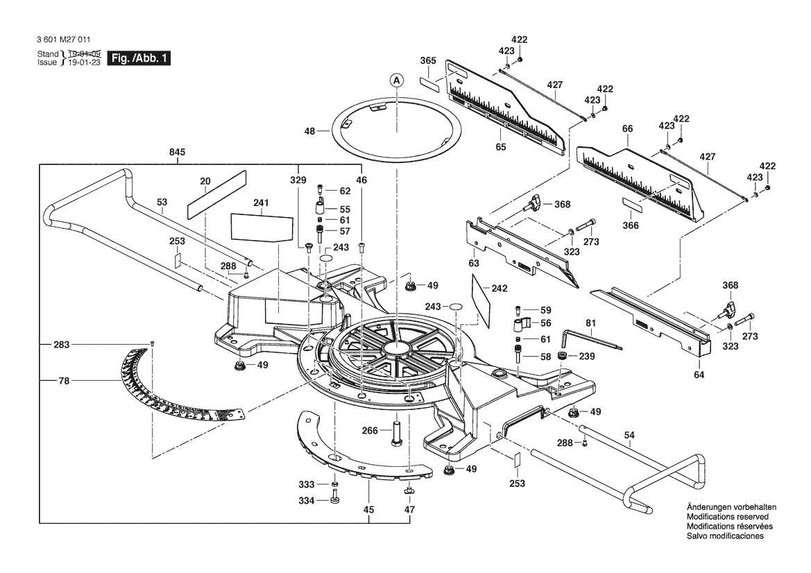 chop saw parts diagram