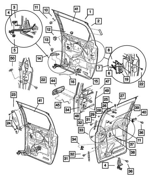 chrysler town and country parts diagram