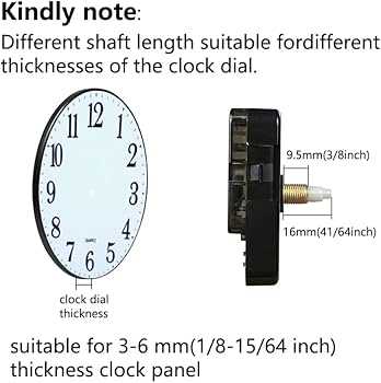 clock parts diagram