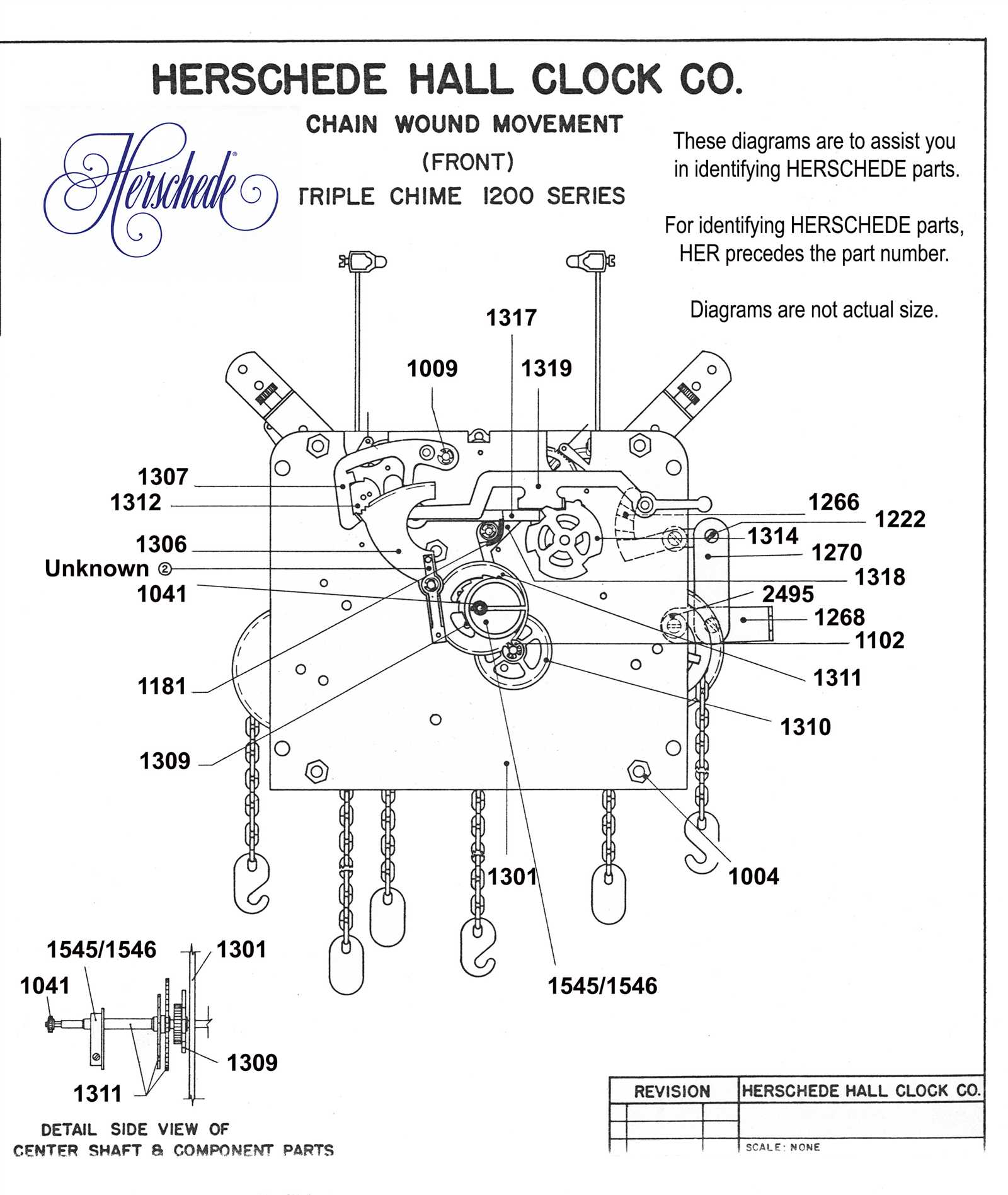 clock parts diagram