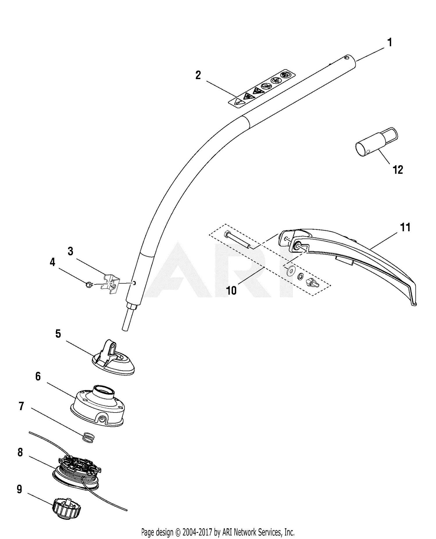 craftsman 25cc weed eater parts diagram