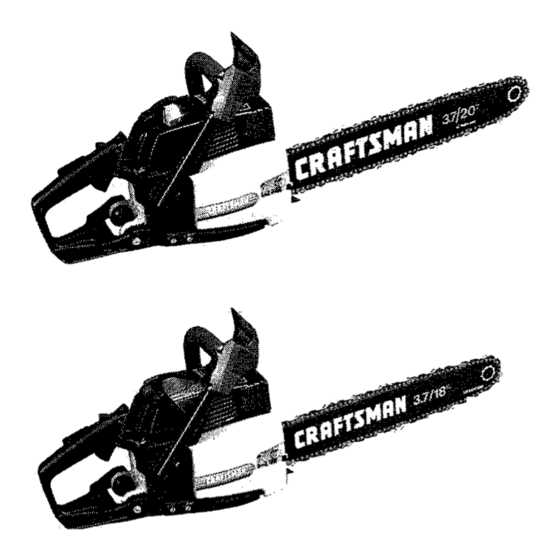 craftsman 358 chainsaw parts diagram