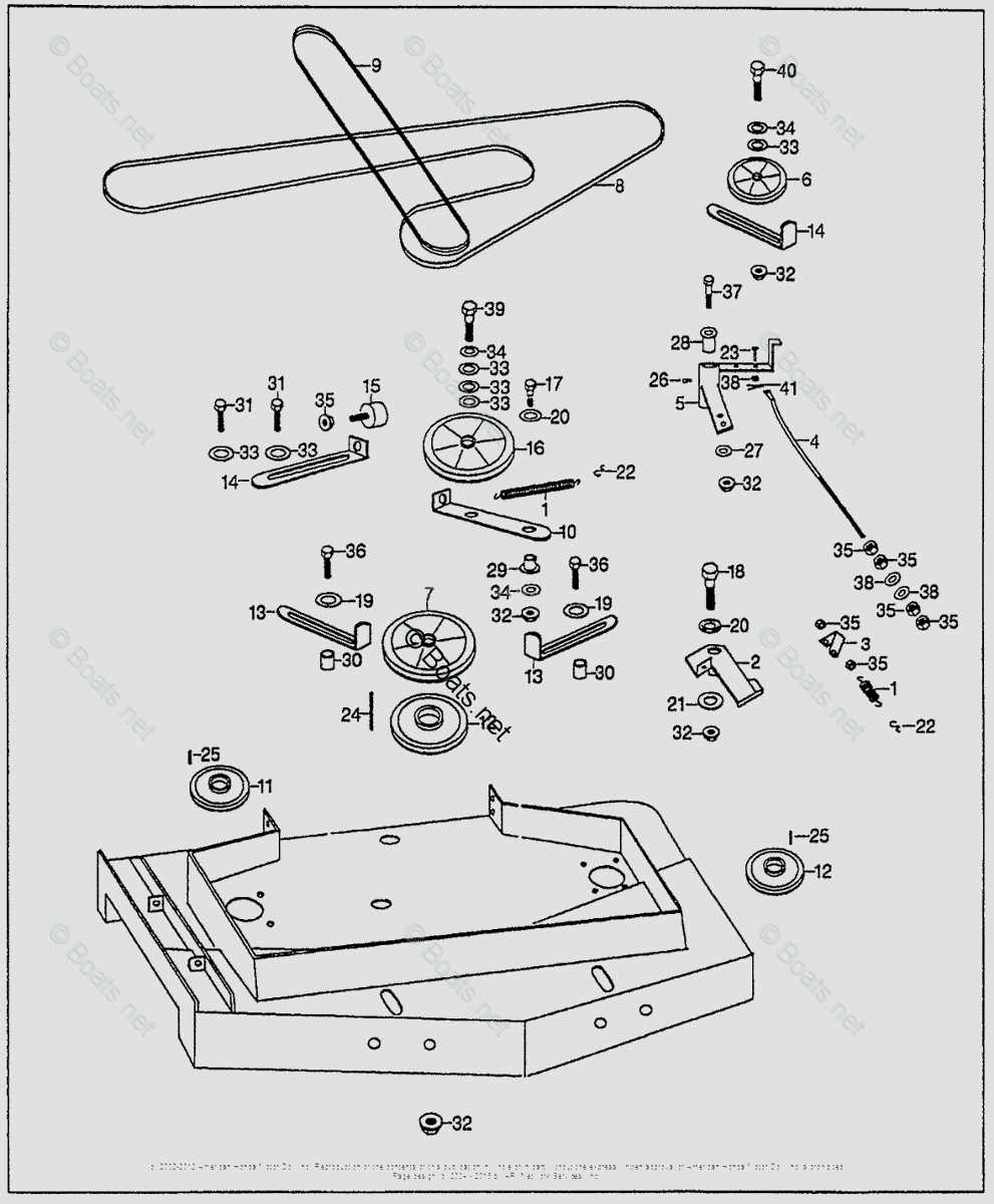 craftsman 54 mower deck parts diagram