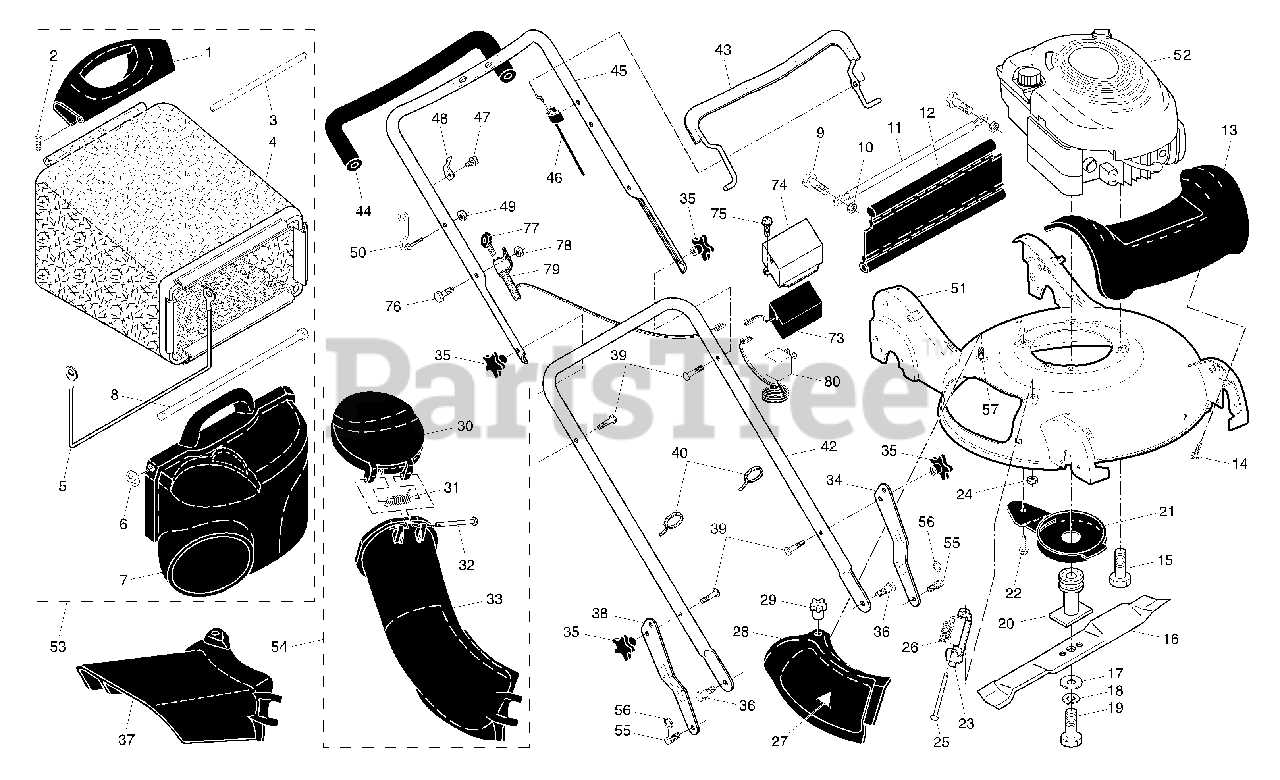 craftsman 675 series lawn mower parts diagram