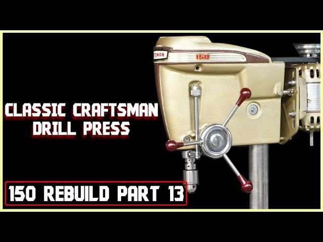 craftsman drill press parts diagram