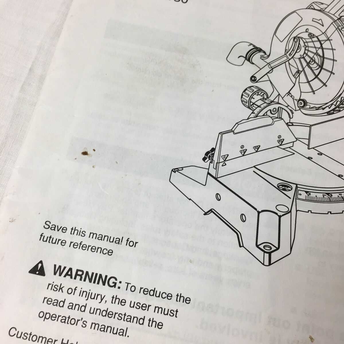 craftsman miter saw parts diagram