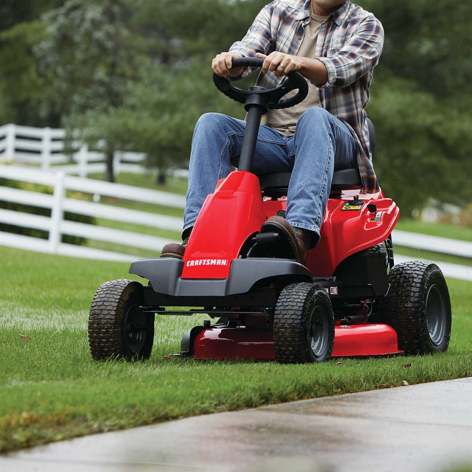 craftsman riding mower steering parts diagram