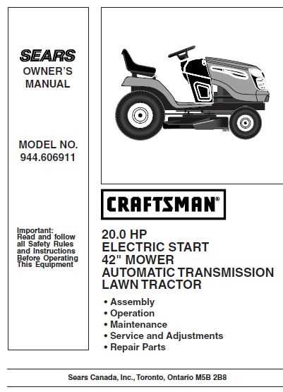 craftsman ys4500 parts diagram