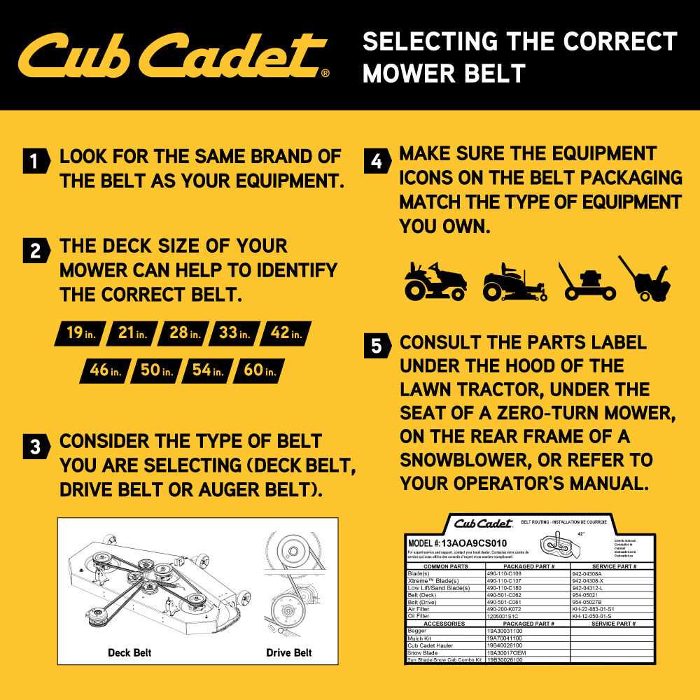 cub cadet 42 inch mower deck parts diagram